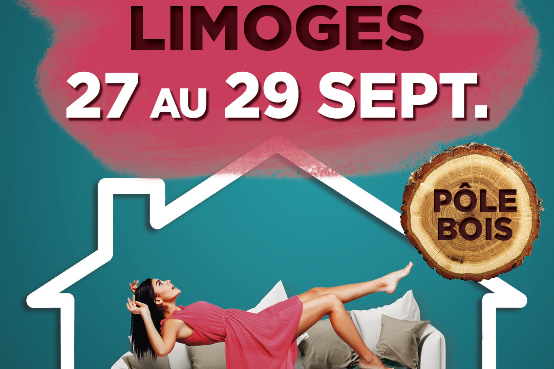 Affiche Salon Habitat & Bois de Limoges 2024